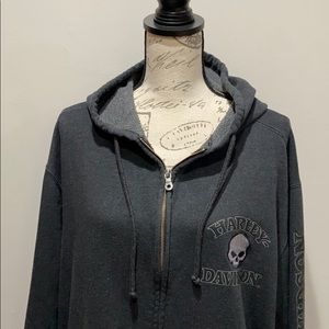 Men’s Harley sweatshirt.  Moderate wear
